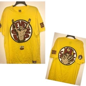 WWE John Cena Yellow Red T-Shirt